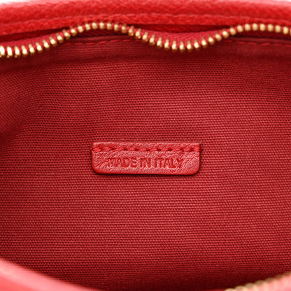 Burberry Haymarket Check Small Crossbody Clutch Bag Military Red 7 of 16