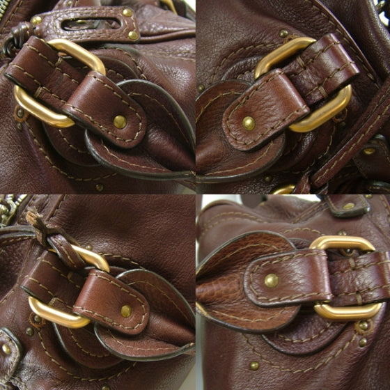Chloe Leather Paddington Chocolat 9 of 12