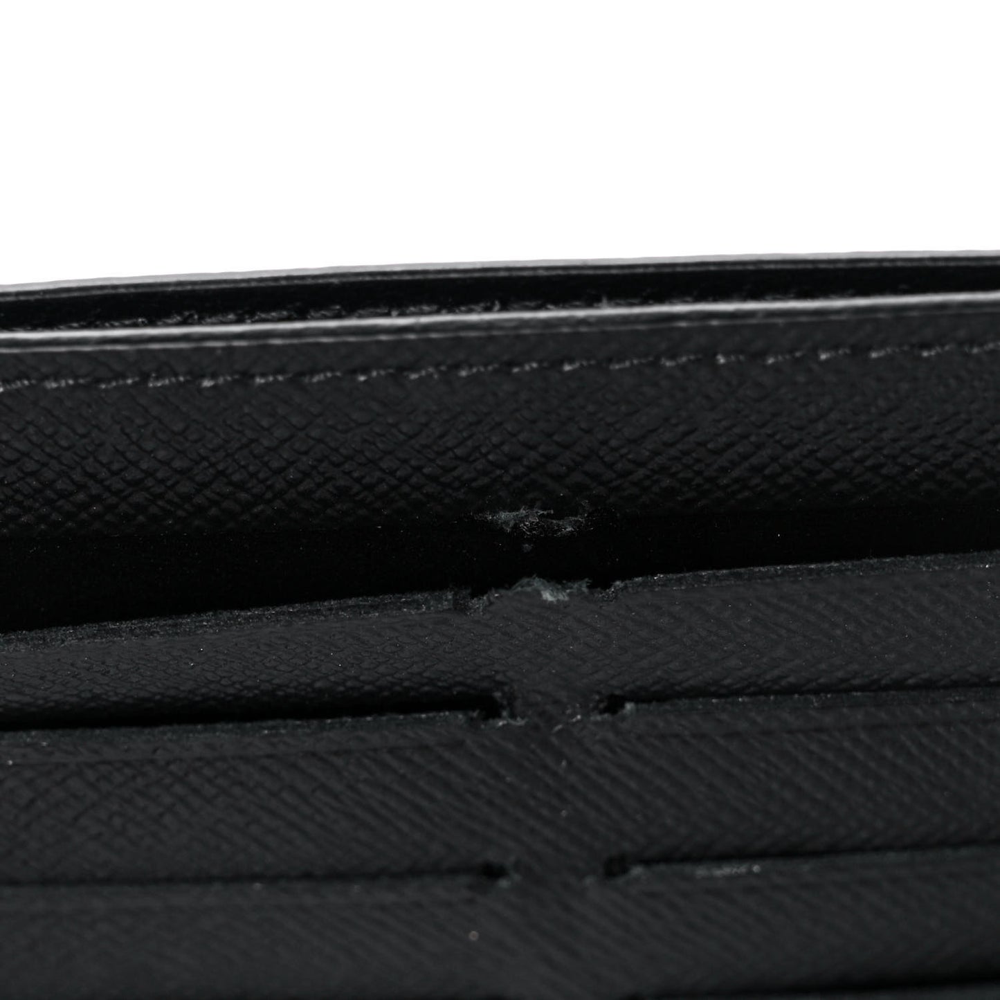 Calfskin Felicie Chain Wallet Card Holder Insert Black