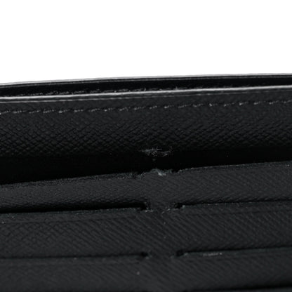 Louis Vuitton Calfskin Felicie Chain Wallet Card Holder Insert Black 7 of 10