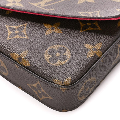 Louis Vuitton Monogram Pochette Felicie Chain Wallet Fuchsia 15 of 16