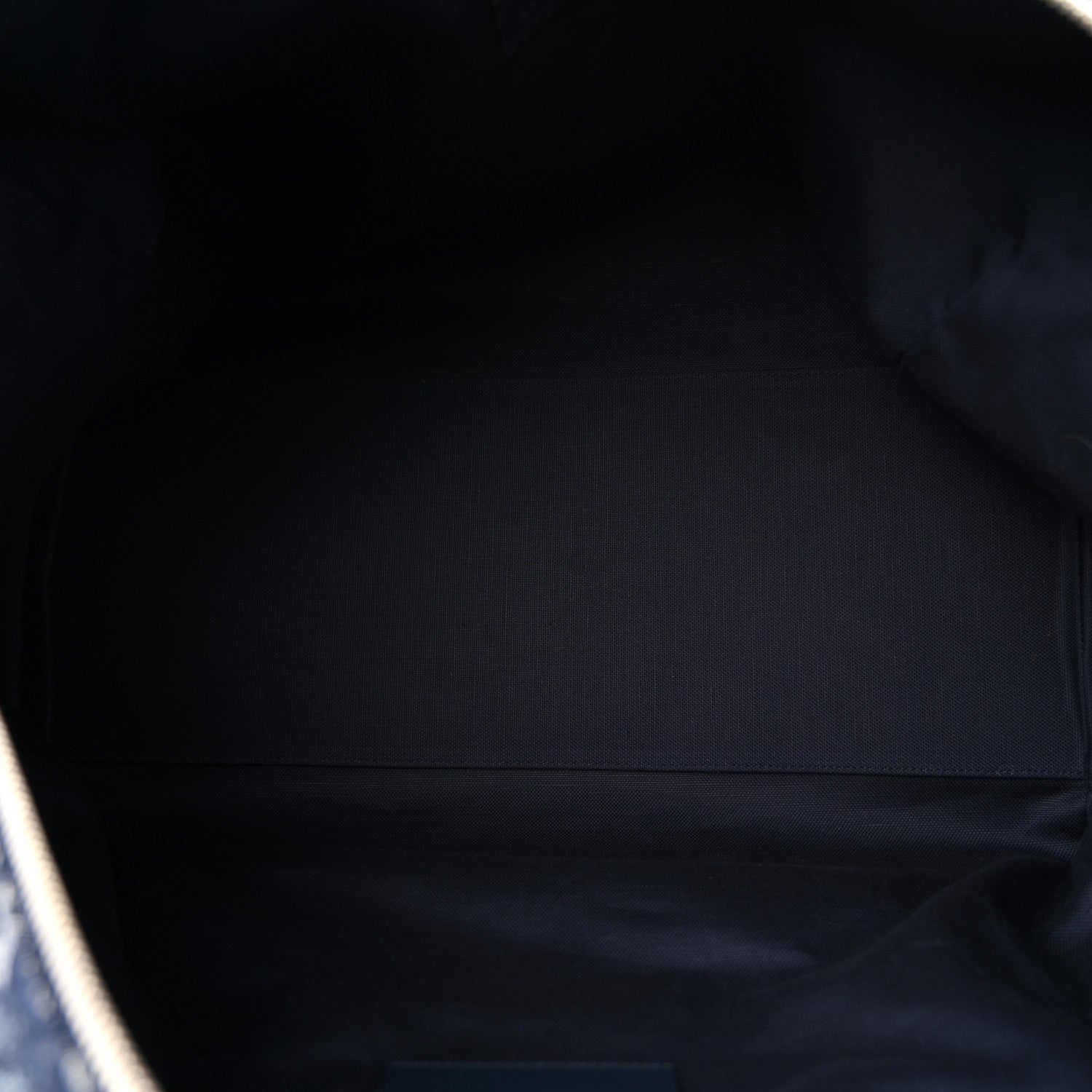 Gucci Denim Monogram Large Duffle Bag Deep Blue 7 of 16