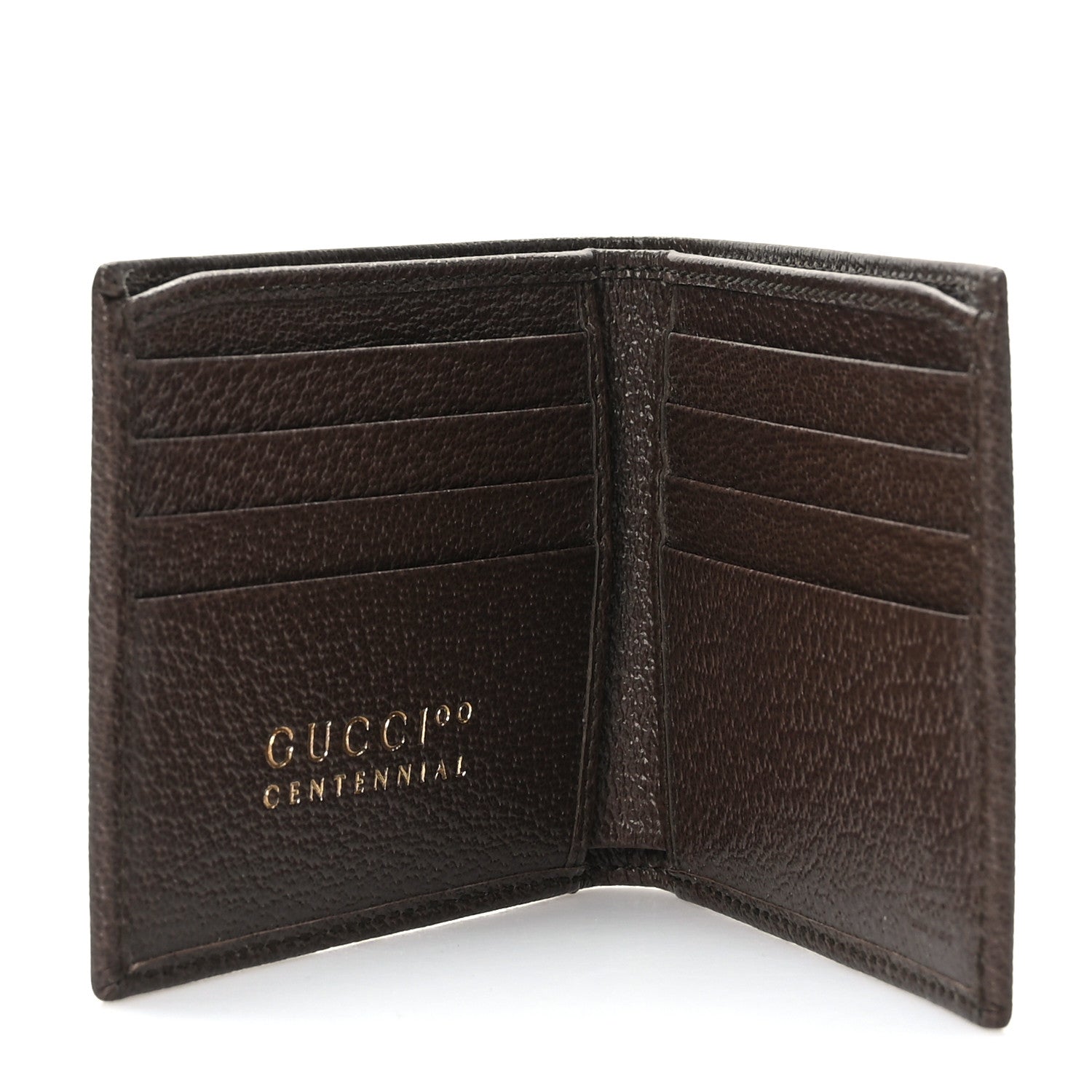 Gucci Textured Dollar Calfskin Gucci 100 Centennial Music Wallet New Acero New Shamarock Crop Hibiscus Red 5 of 7