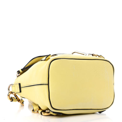 Chloe Suede Calfskin Mini Faye Backpack Lemonade 3 of 7