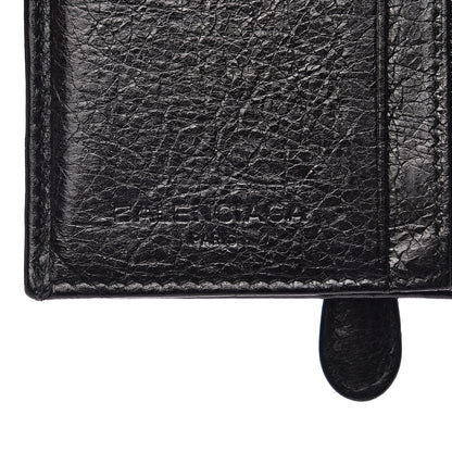 Balenciaga Agneau Giant 12 Gold Hardware Card Case Black 6 of 7