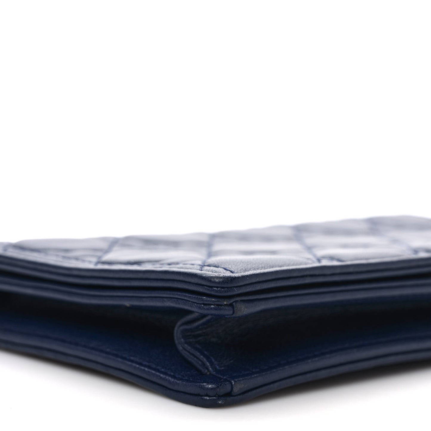 Lambskin Cannage Lady Dior Pouch Navy