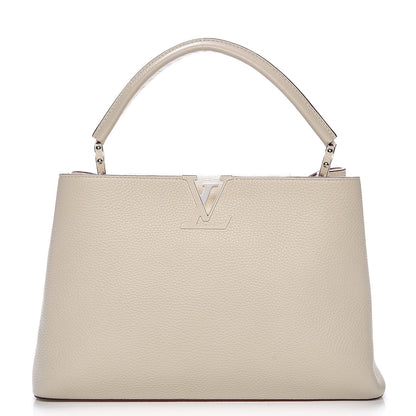 Louis Vuitton Taurillon Capucines MM Galet 1 of 13