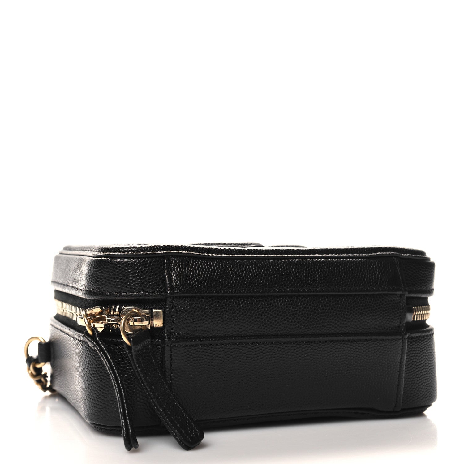 Chanel Caviar Quilted Small CC Filigree Vanity Case Black 4 of 11