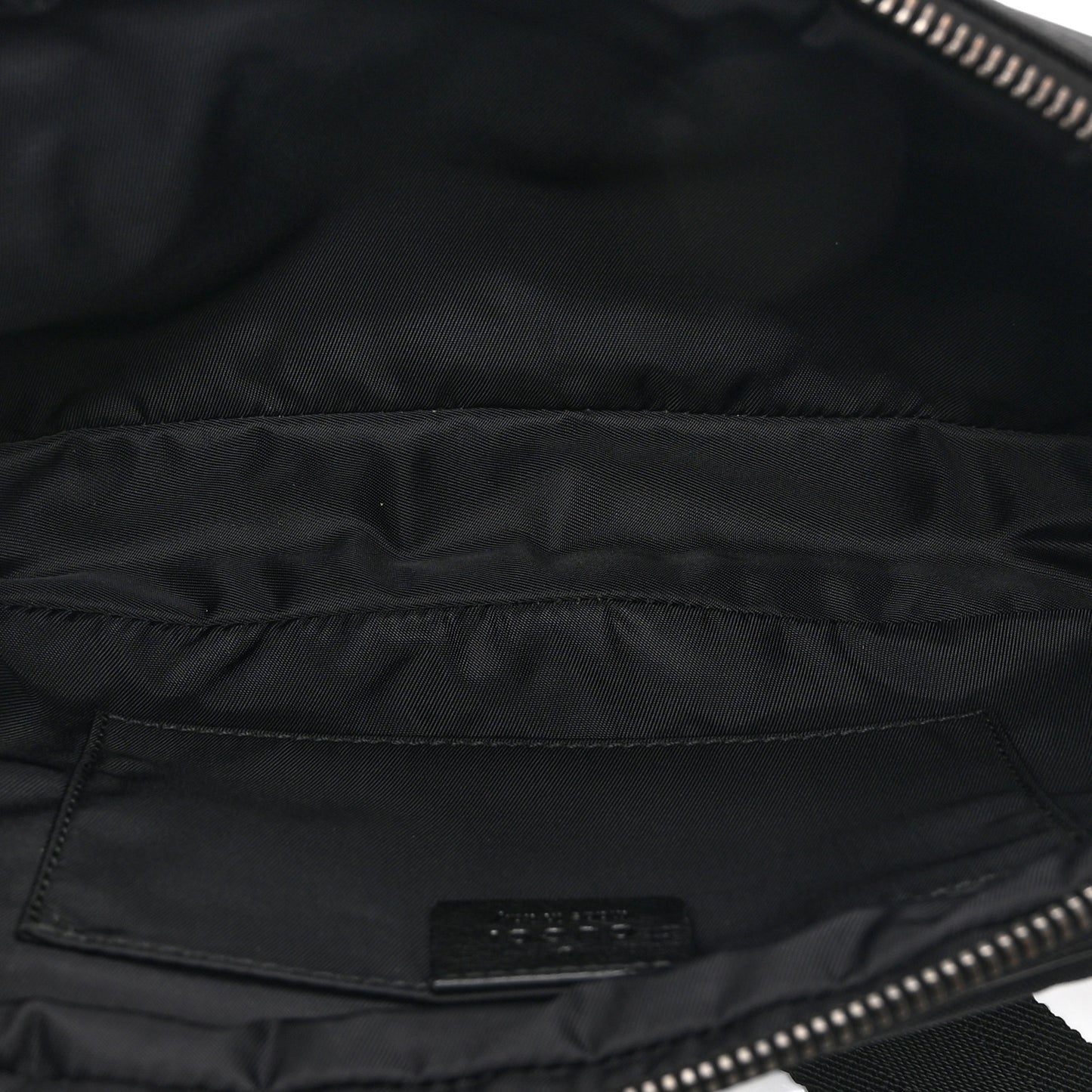 Guccissima Nylon Belt Bag  Black
