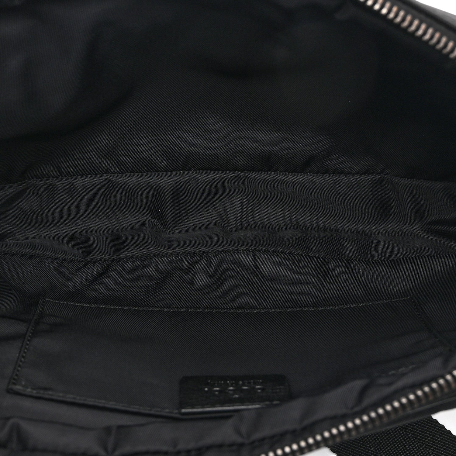 Gucci Guccissima Nylon Belt Bag  Black 5 of 10
