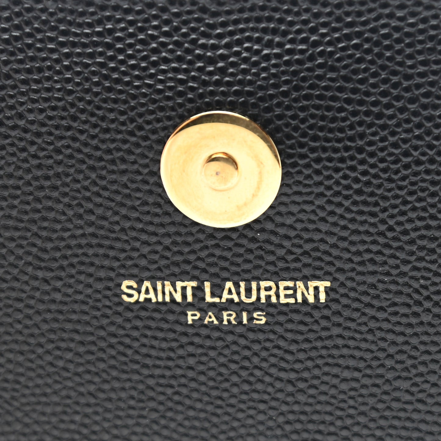 Grain De Poudre Monogram Cassandre Clutch Black