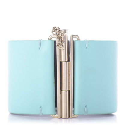 Chanel Calfskin CC Wide Cuff Light Green 3 of 4