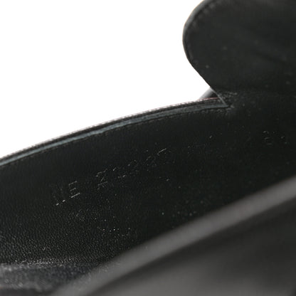 Hermes Goatskin Oz Mules 38.5 Black 8 of 10