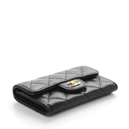 Chanel Caviar Quilted Flap Card Holder Black 4 of 7