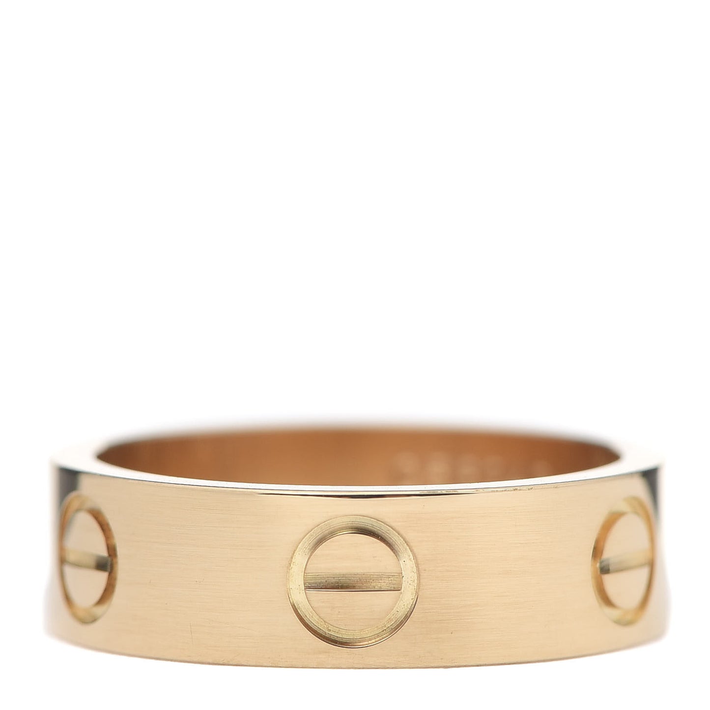 18K Yellow Gold 5.5mm LOVE Ring 52 6