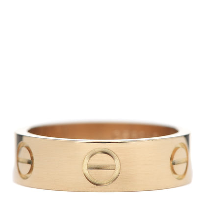 Cartier 18K Yellow Gold 5.5mm LOVE Ring 52 6 1 of 5