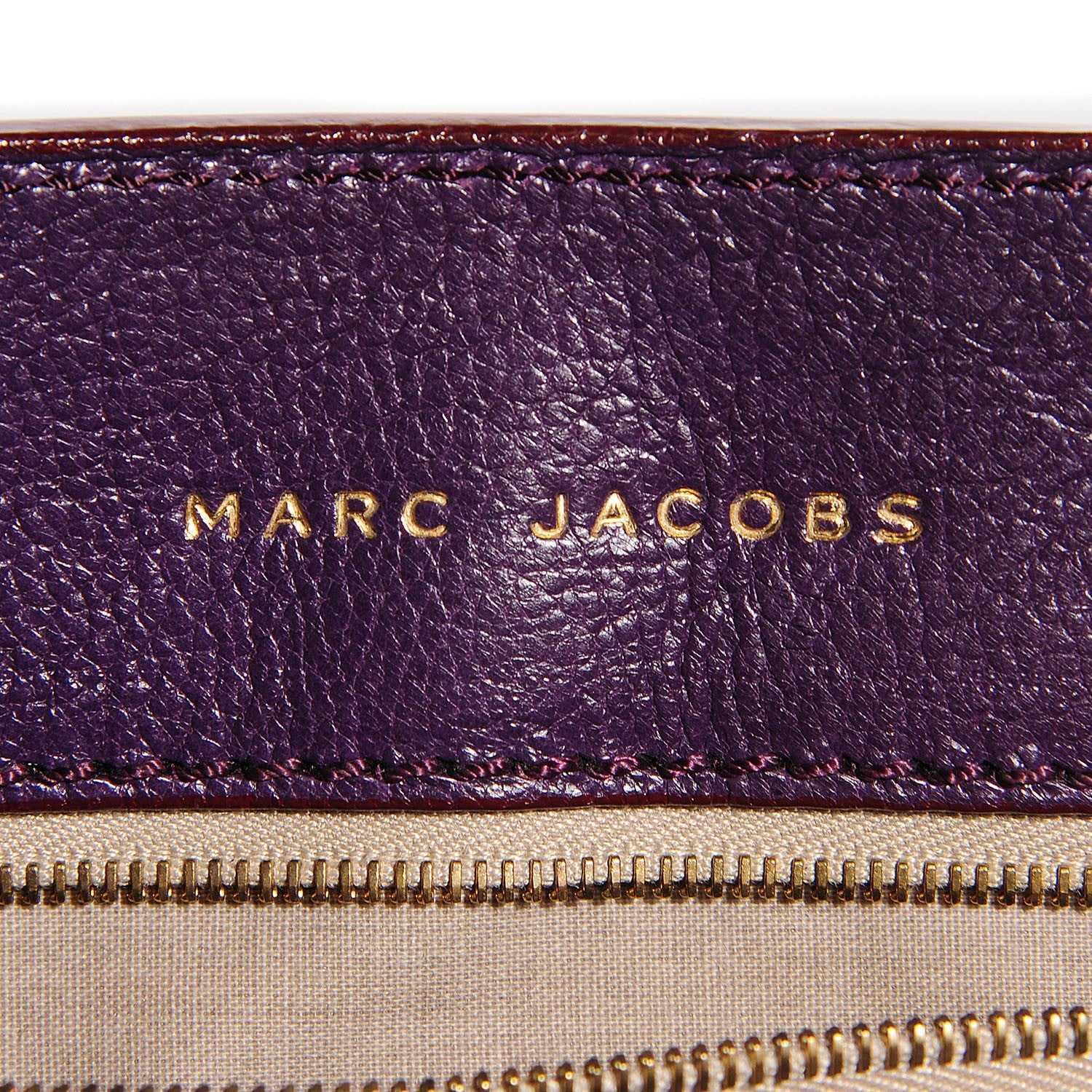Marc Jacobs Goatskin Quilted Mary Flap Purple 6 of 9