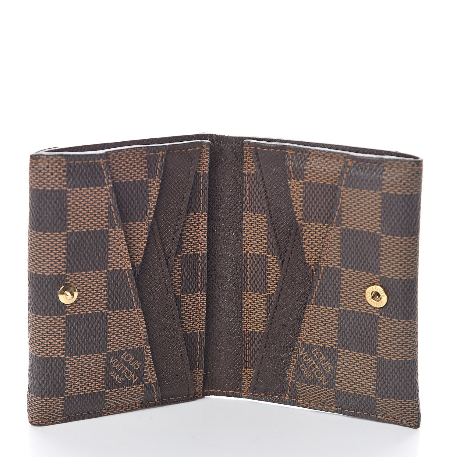 Louis Vuitton Damier Ebene Compact Origami Wallet 7 of 7