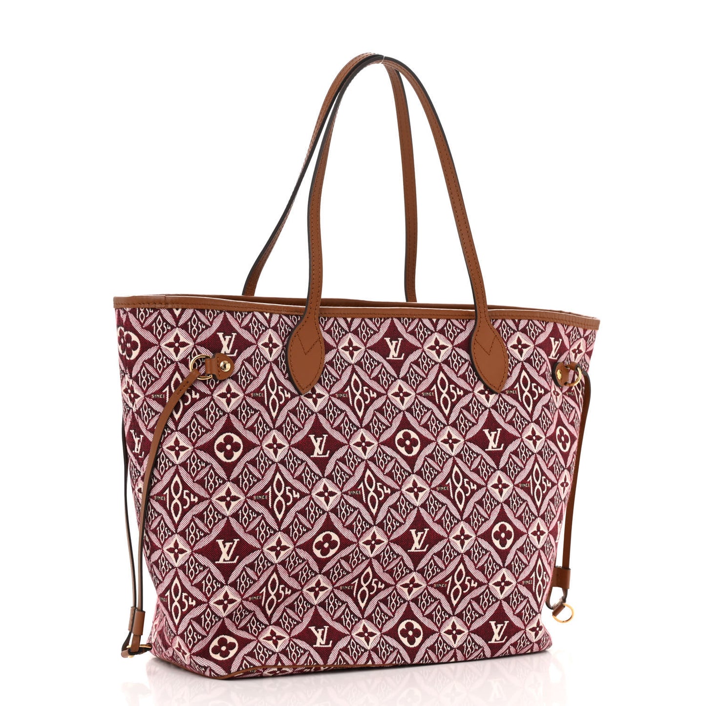 Jacquard Since 1854 Neverfull MM Bordeaux