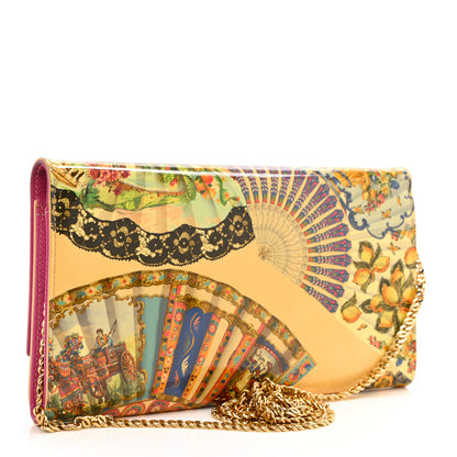 Dolce & Gabbana Dauphine Fan Foulard Print Wallet On Chain Multicolor 7 of 15