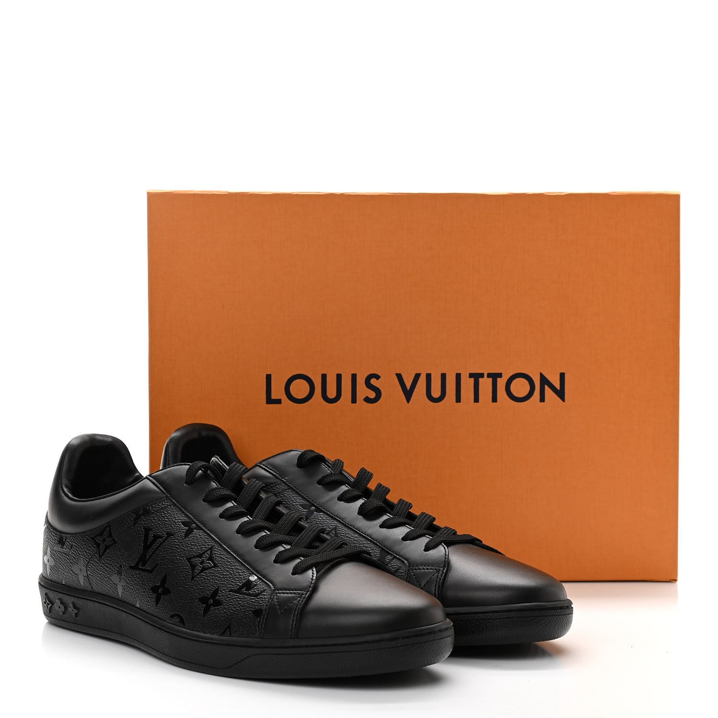 Monogram Sneakers 9.5 Black
