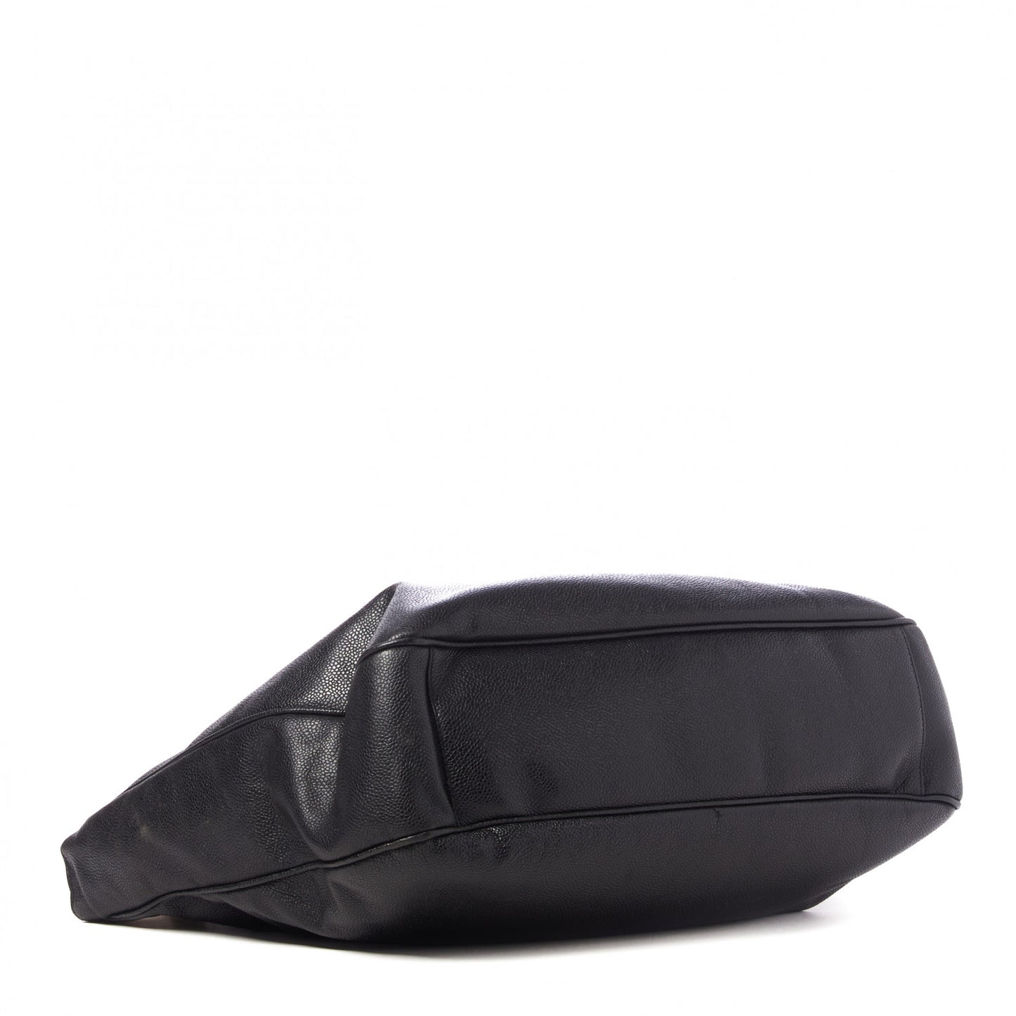 Caviar Large CC Shoulder Bag Black