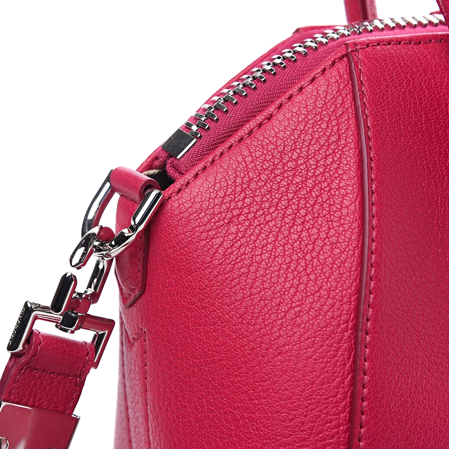 Sugar Goatskin Small Antigona Fuchsia