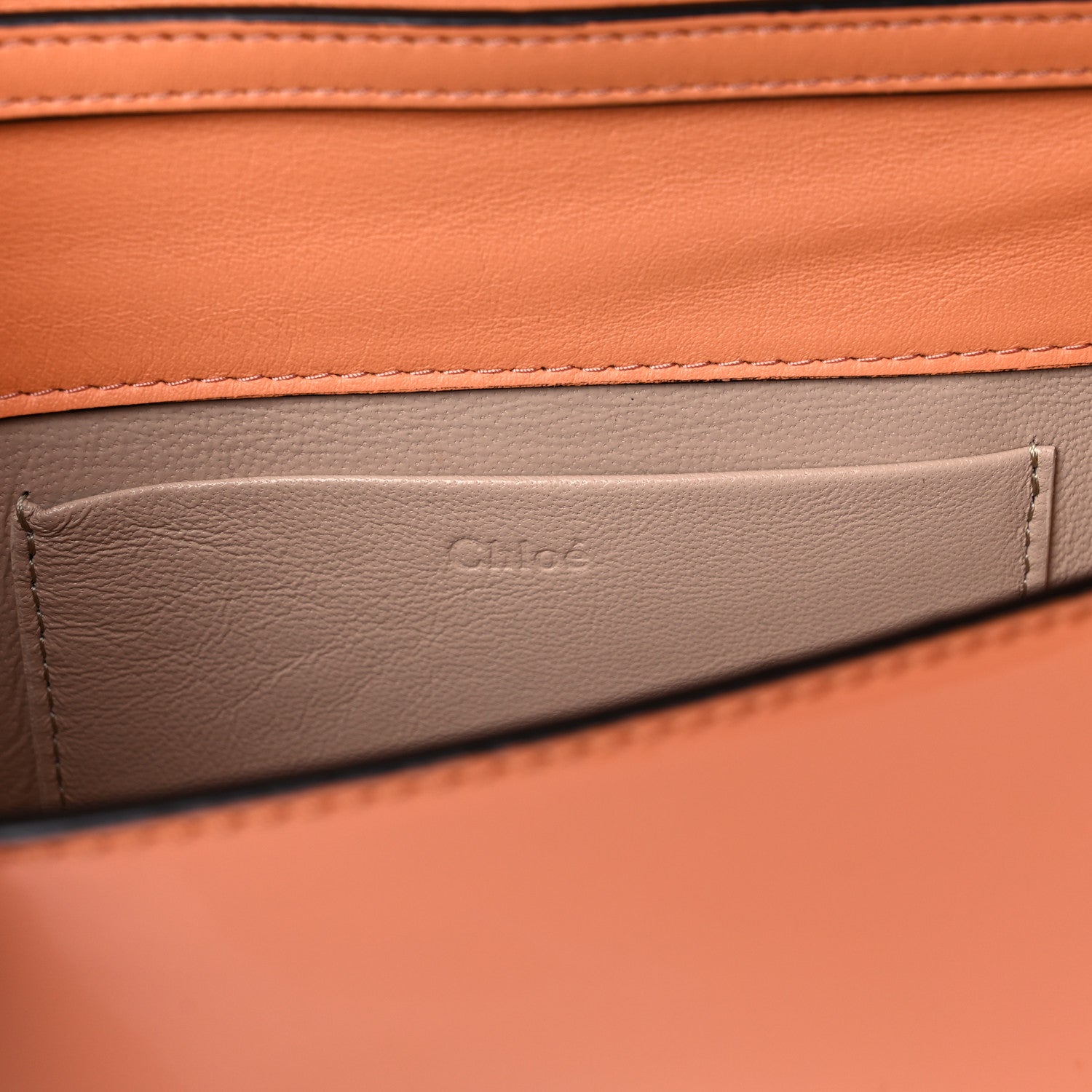 Chloe Spazzolato Sfumato Lambskin Calfskin Small Nile Bracelet Minaudiere Bag Ideal Blush 13 of 14