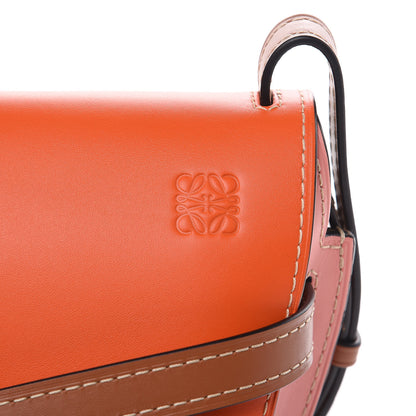 Loewe Calfskin Small Gate Crossbody Bag Orange Blossom 9 of 10