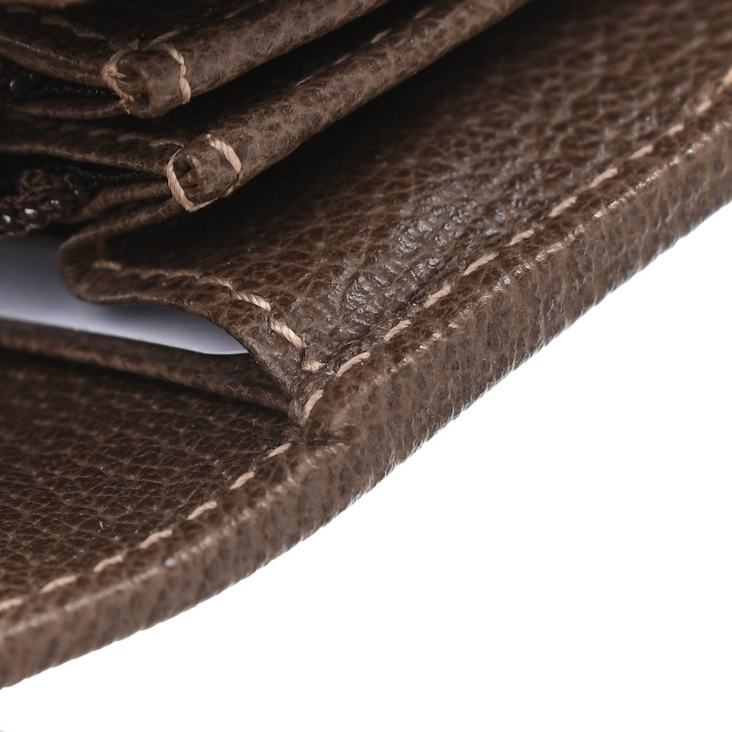 GG Supreme Monogram Web Ophidia Wallet On Chain Brown