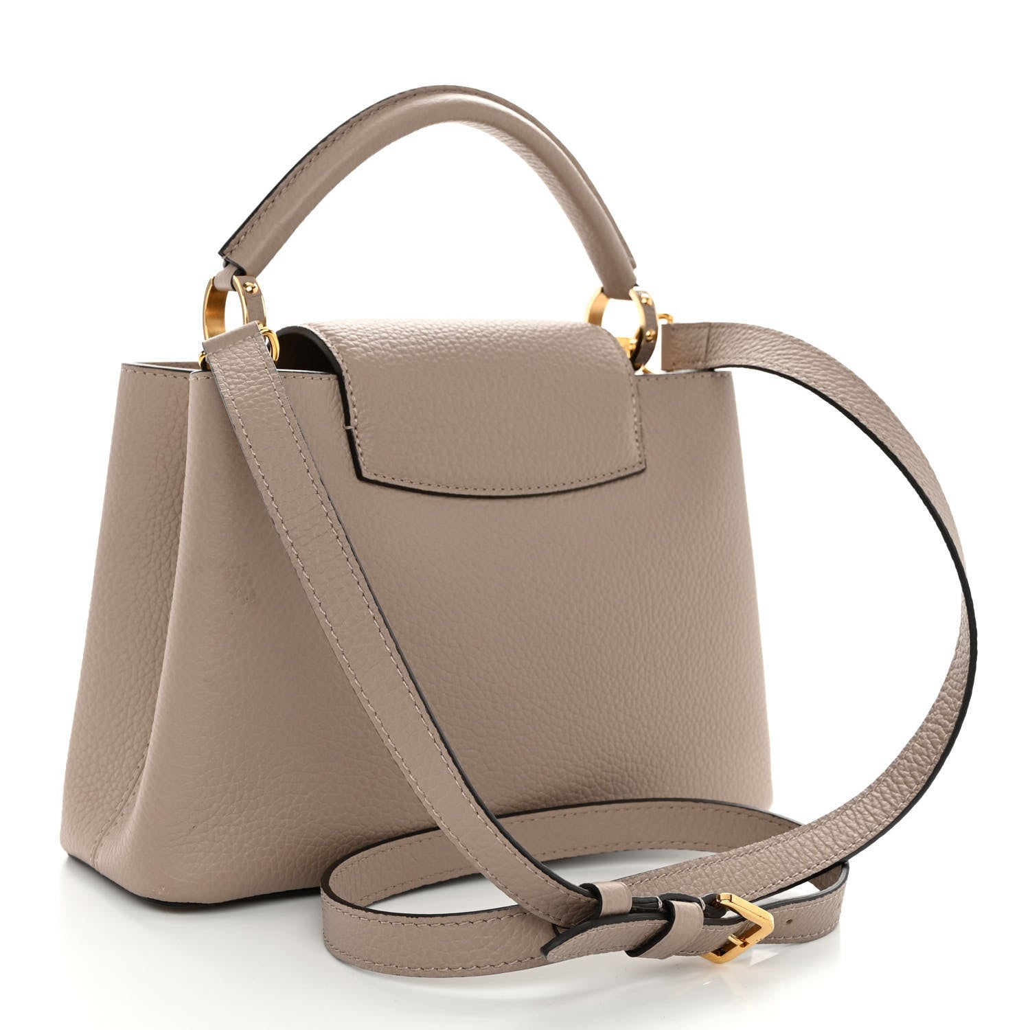 Louis Vuitton Taurillon Capucines BB Galet 3 of 9