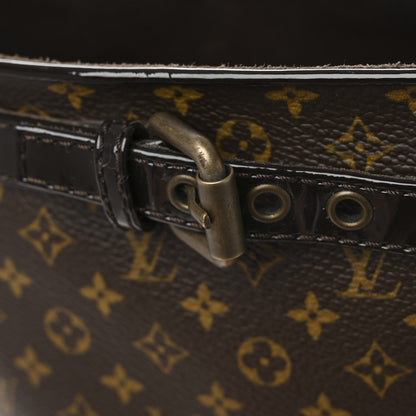 Louis Vuitton Patent Monogram Idole Knee High Boots 37 Brown 9 of 9