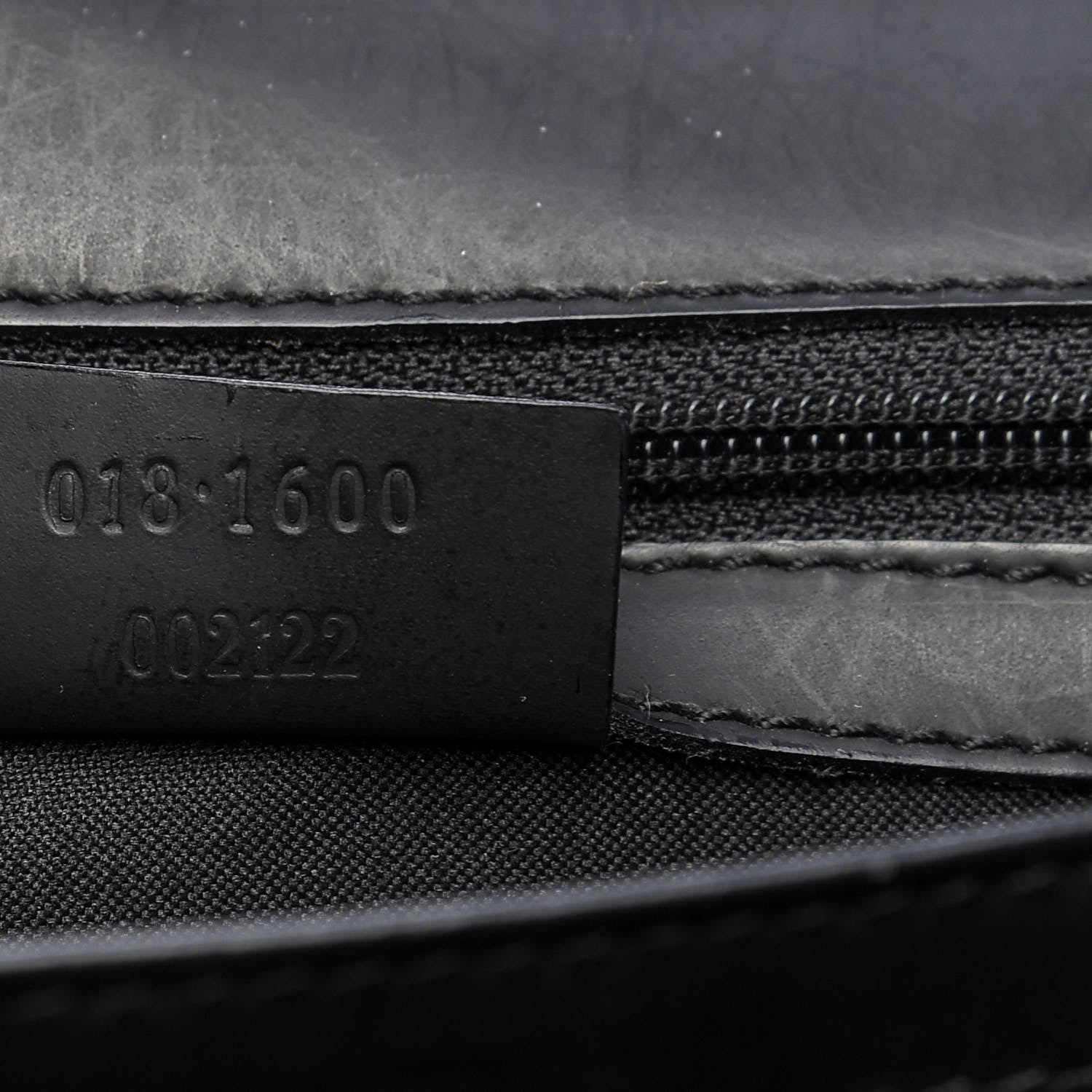 Gucci Monogram Wristlet Clutch Black 9 of 11