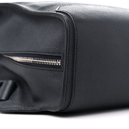 Hermes Grained Monsieur Cityback 27 Dark Navy Blue 7 of 14