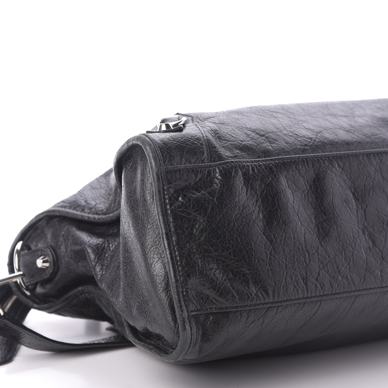 Balenciaga Agneau Classic Silver Hardware City Black 6 of 8