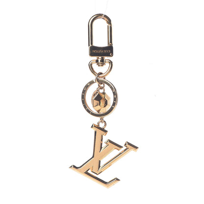 Louis Vuitton LV Facettes Bag Charm Key Holder Gold 1 of 5