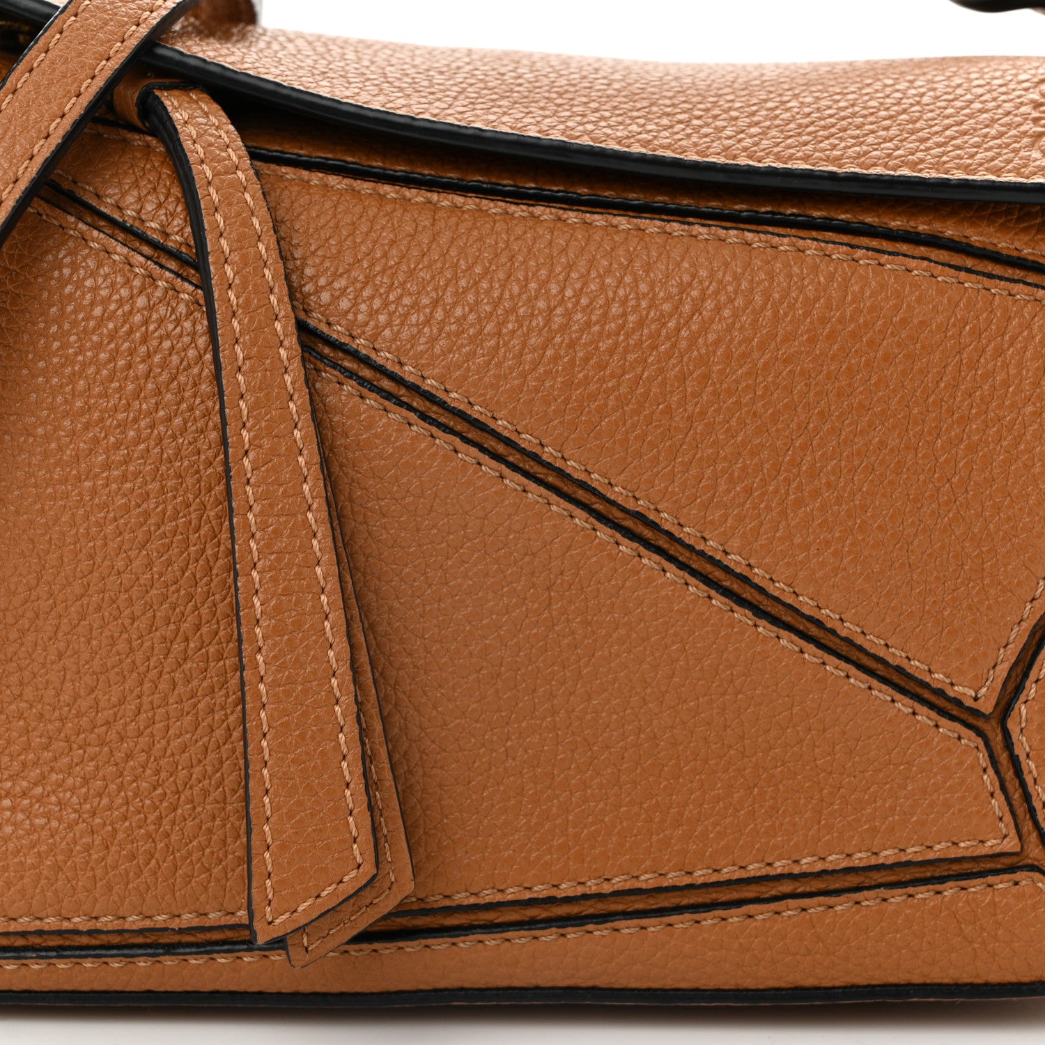 Loewe Calfskin Mini Puzzle Bag Tan 8 of 11