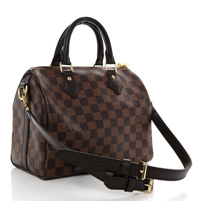 Louis Vuitton Damier Ebene Speedy Bandouliere 25 3 of 9