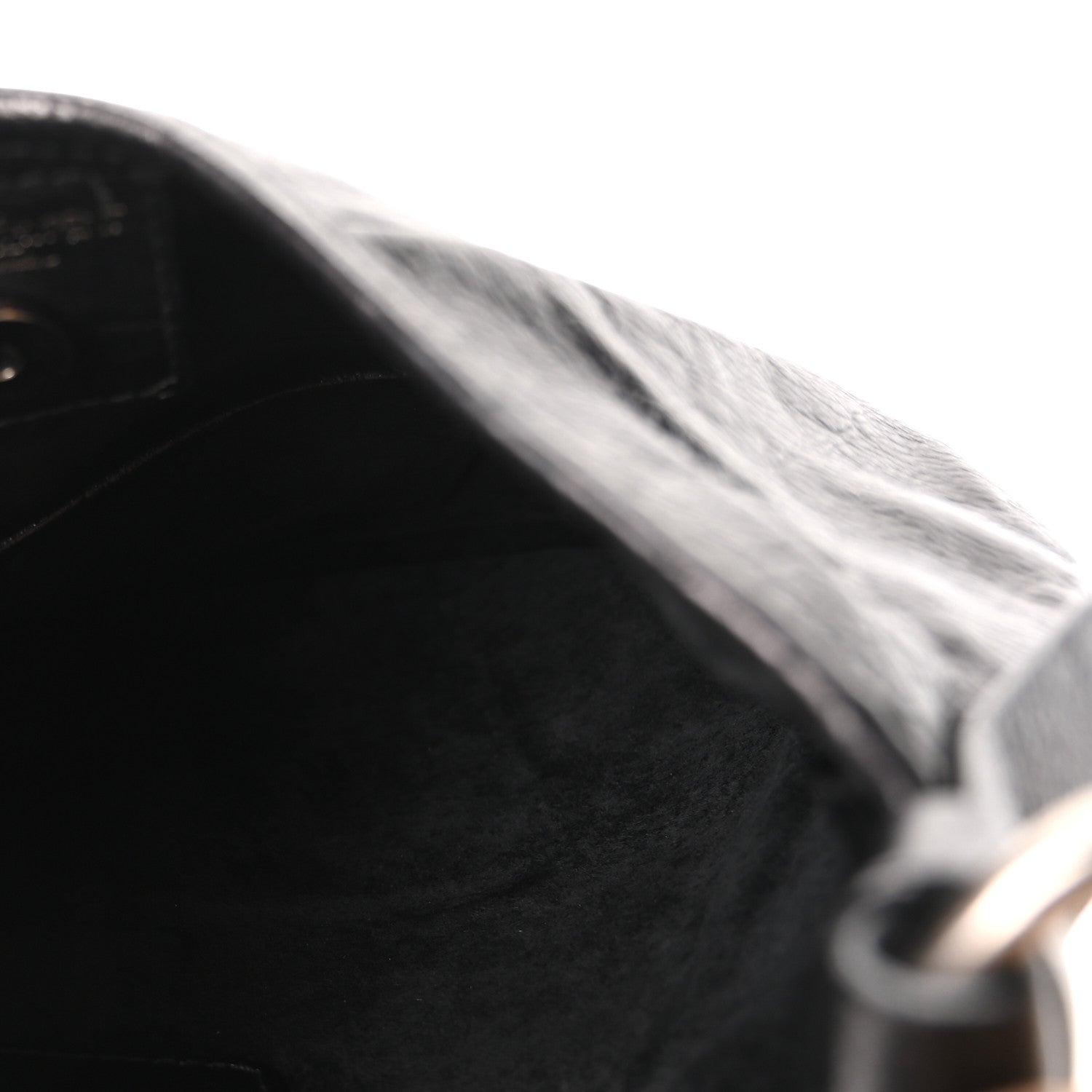 Saint Laurent Buffalo Horn Small Mombasa Hobo Black 5 of 10