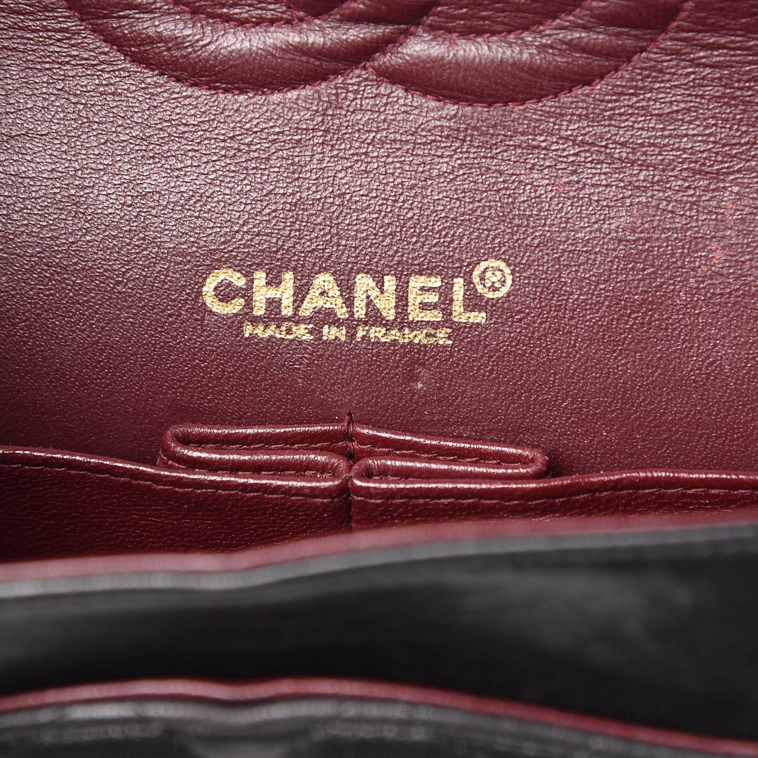 Chanel Lambskin Quilted Medium Double Flap Black 6 of 9