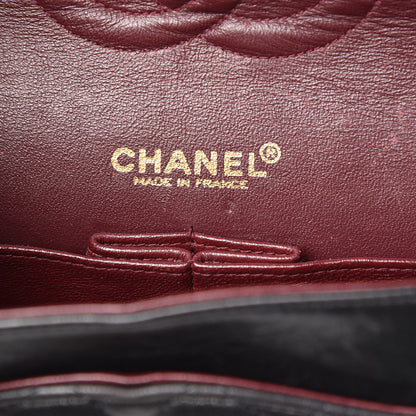 Chanel Lambskin Quilted Medium Double Flap Black 6 of 9