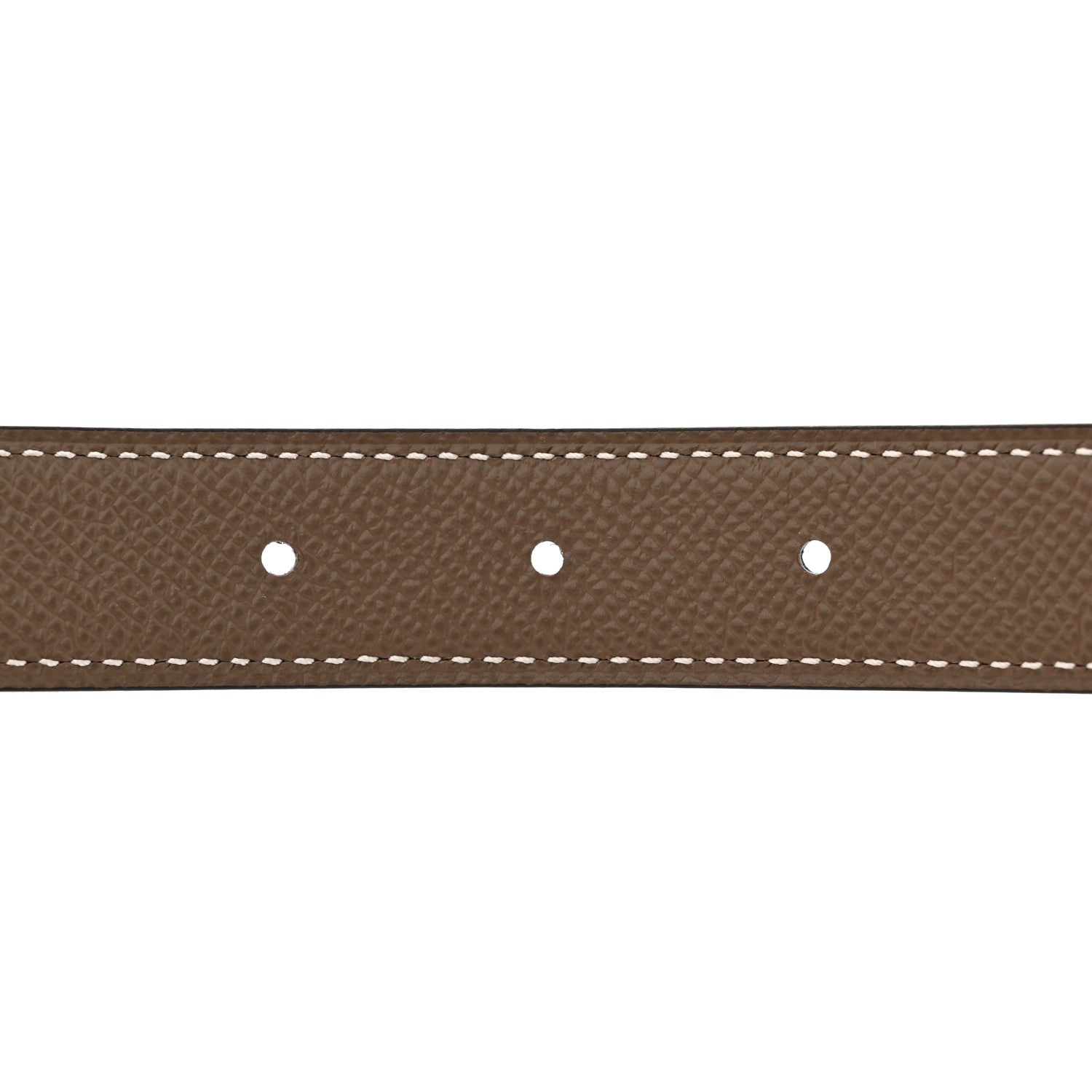 Hermes Swift Epsom 24mm Constance H Belt 80 32 Black Etoupe 4 of 10