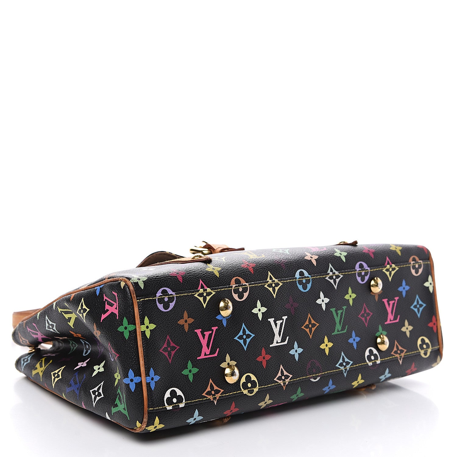 Louis Vuitton Monogram Multicolor Aurelia MM Black 3 of 14