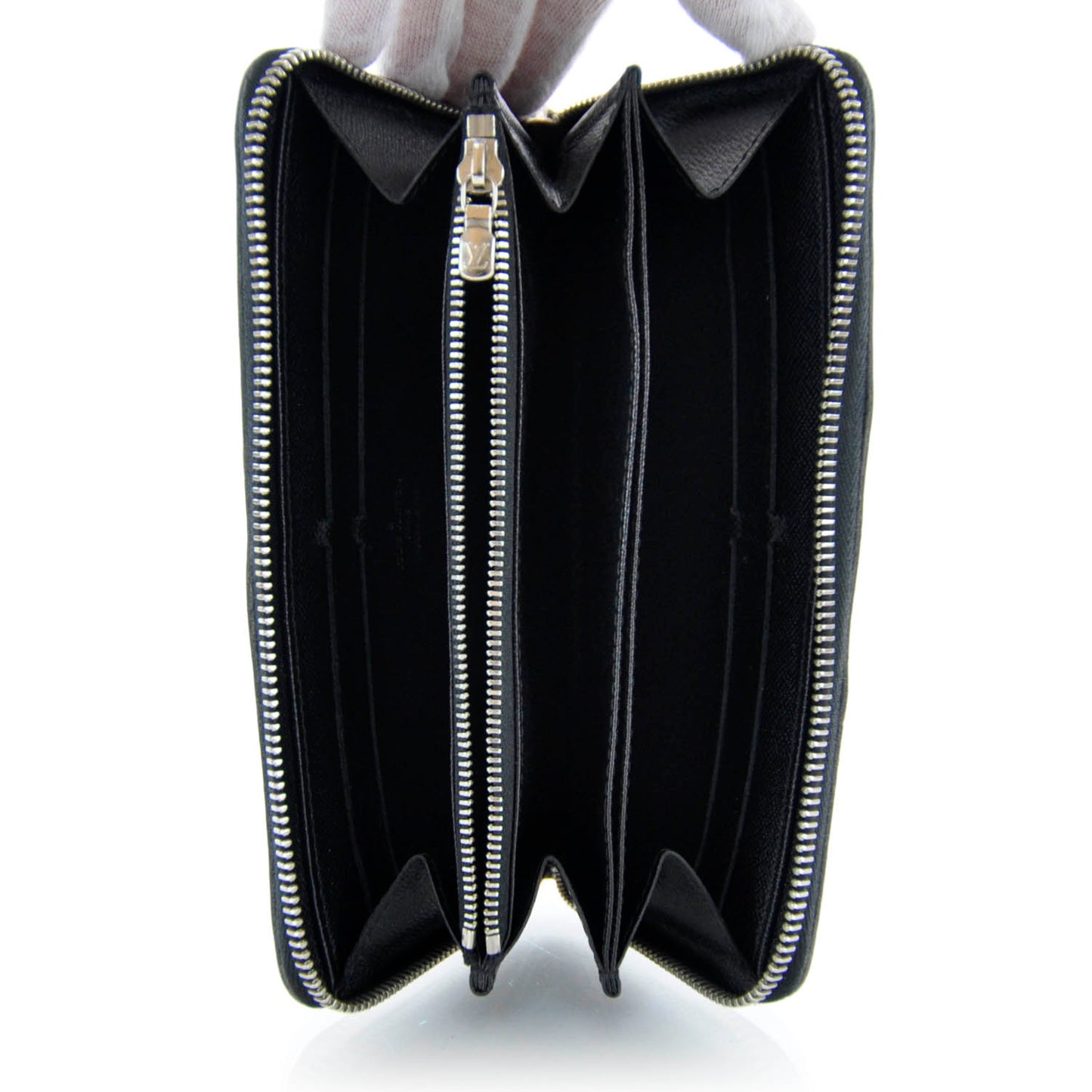 Epi Leather Zippy Wallet Black