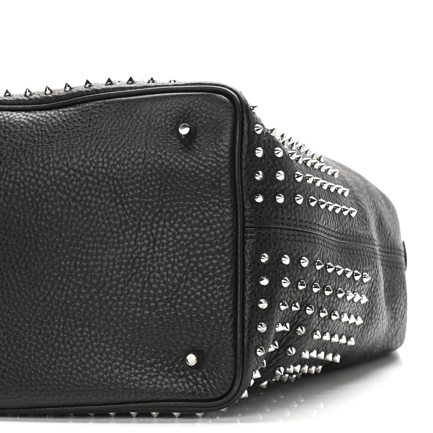 Calfskin Studded Medium Susanna Hobo Black