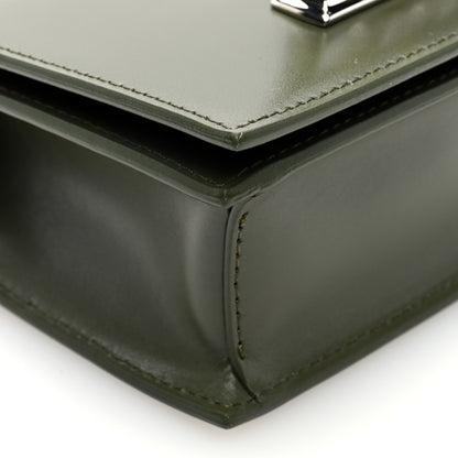 Alexander McQueen Calfskin Knuckle Crossbody Green 8 of 9