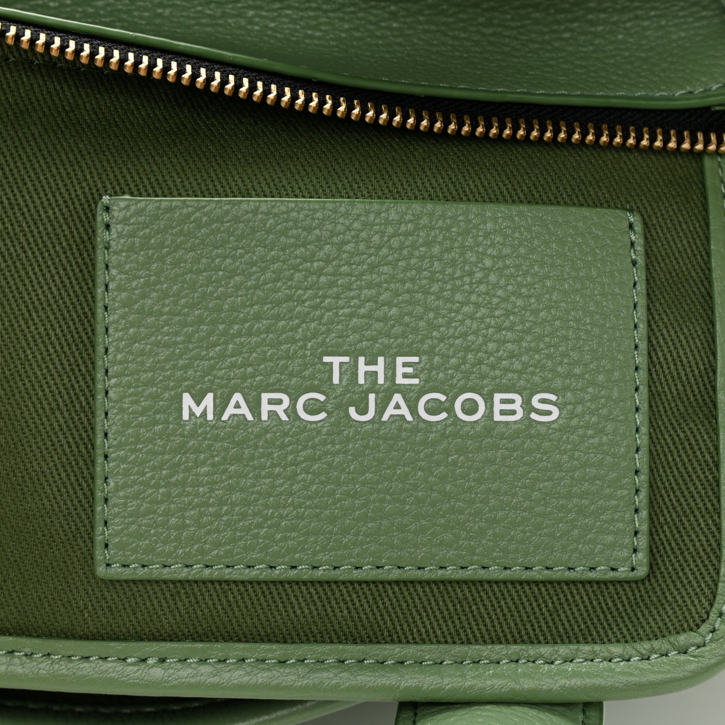 Grained Calfskin Small The Tote Bag Aspen Green