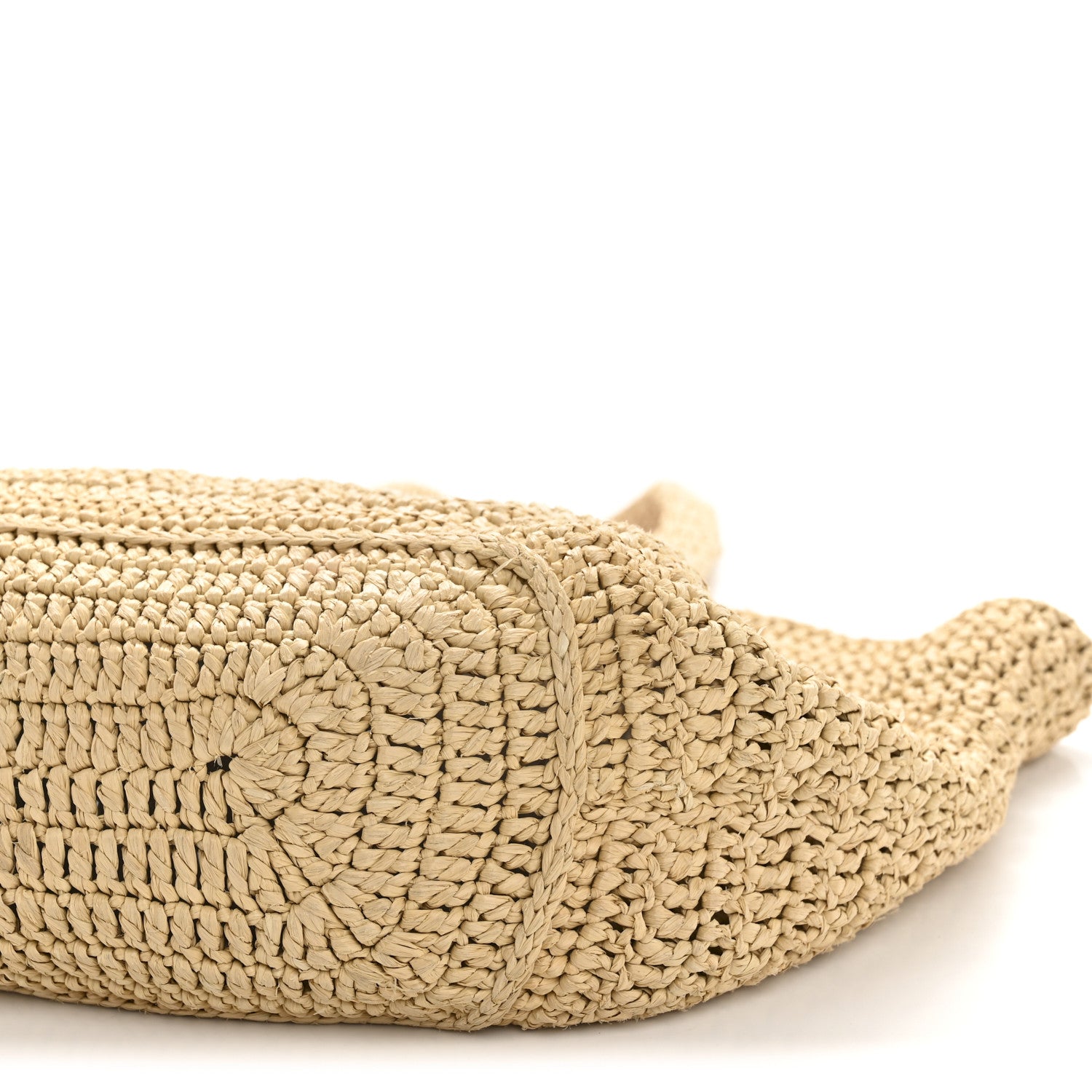 Saint Laurent Raffia Rive Gauche Tote Natural 10 of 12