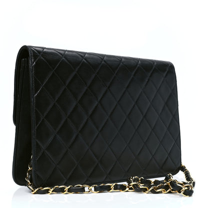 Chanel Lambskin Quilted Medium Single Flap Black 2 of 4