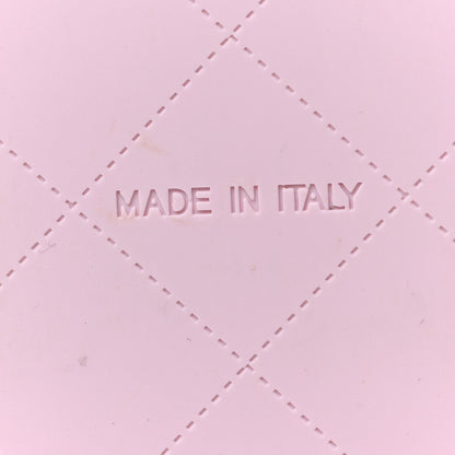 Chanel Tweed Patent Calfskin Velcro Dad Sandals 37 Light Purple Pink Red 6 of 7